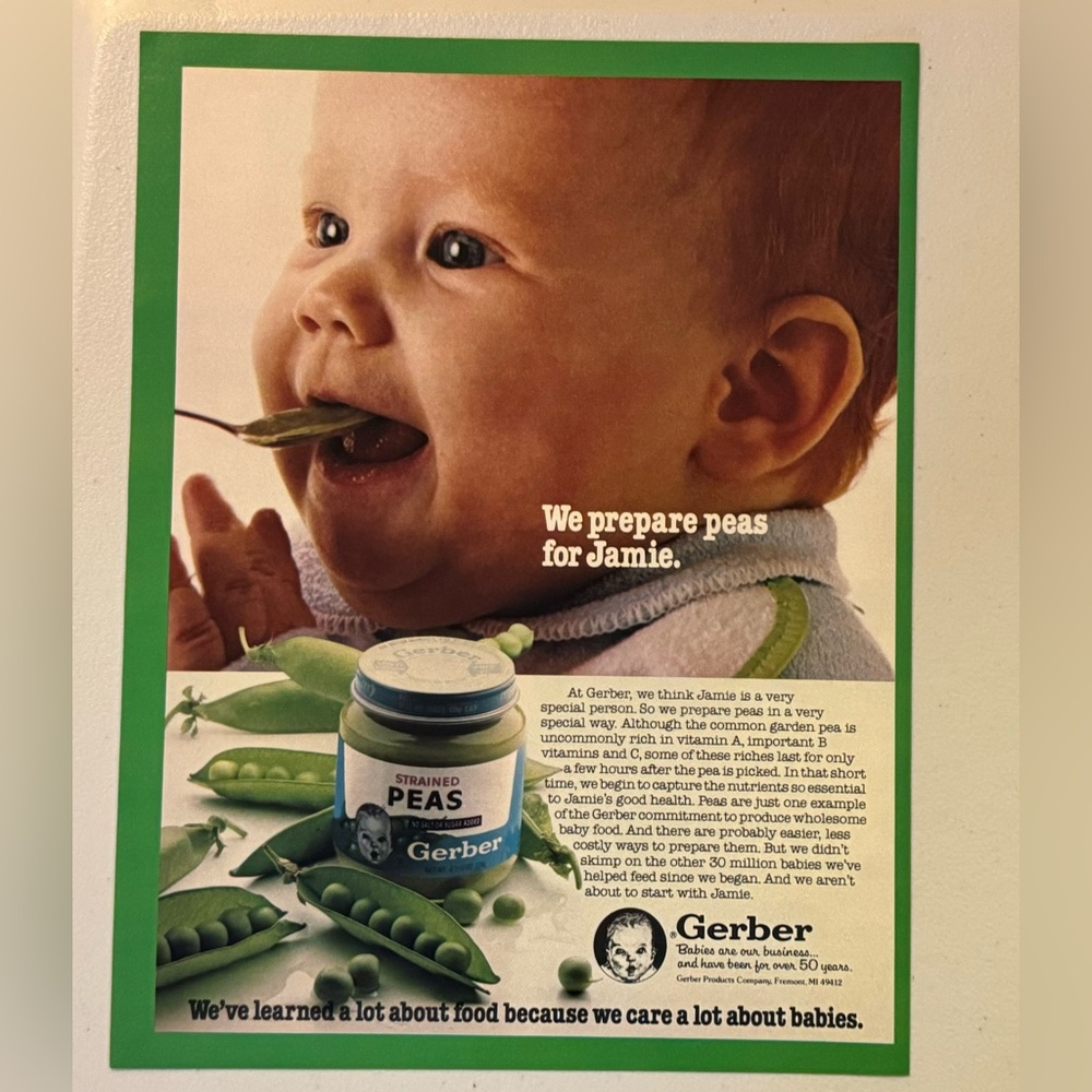 Gerber 1981 Advertisement (Life Magazine print)